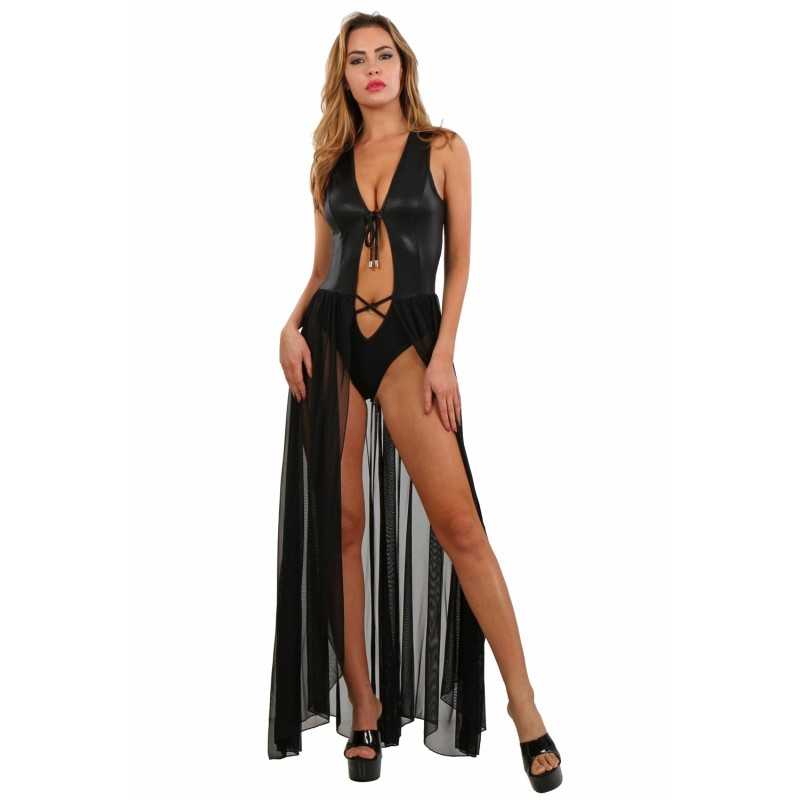 Prestaloveshop Body Robe Noire Magnifique Prestaloveshop Body Robe Noire Magnifique