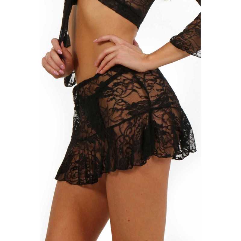 Prestaloveshop Jupe Volant Dentelle Prestaloveshop Jupe Volant Dentelle