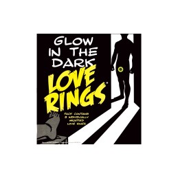 Prestaloveshop Love Rings Fluo Anneau Glow In The Dark X3 Prestaloveshop Love Rings Fluo Anneau Glow In The Dark X3