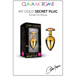 My Gold Secret Plug Doré Bijou Rose