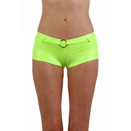 Short Wetlook Fluo Ceinture Anneau