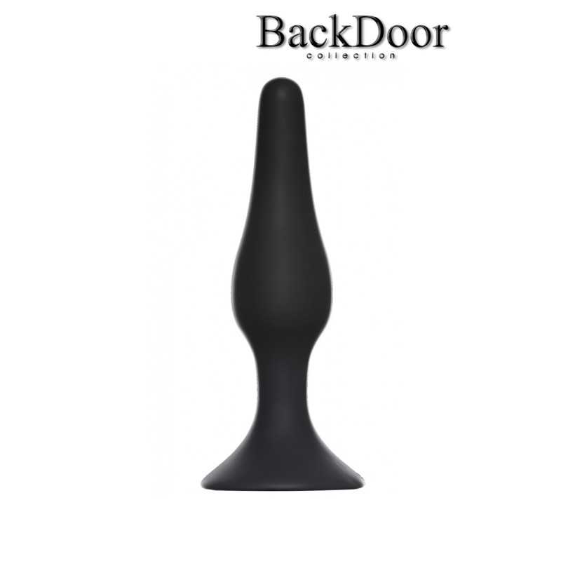 Prestaloveshop Slim Anal Noir Plug Ventouse