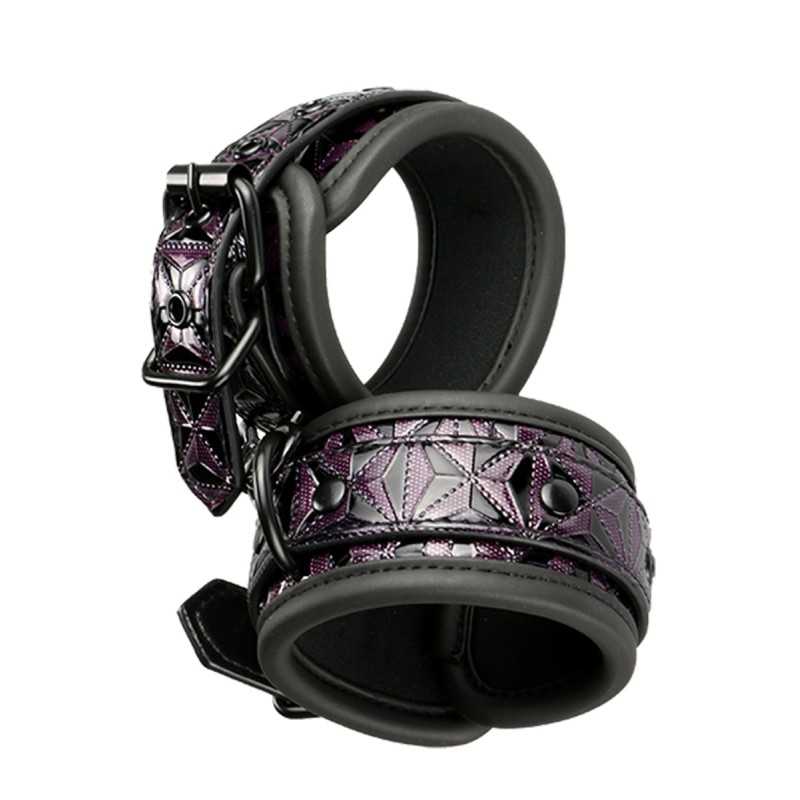 Prestaloveshop Handcuffs Menottes Poignets Irisé Violet