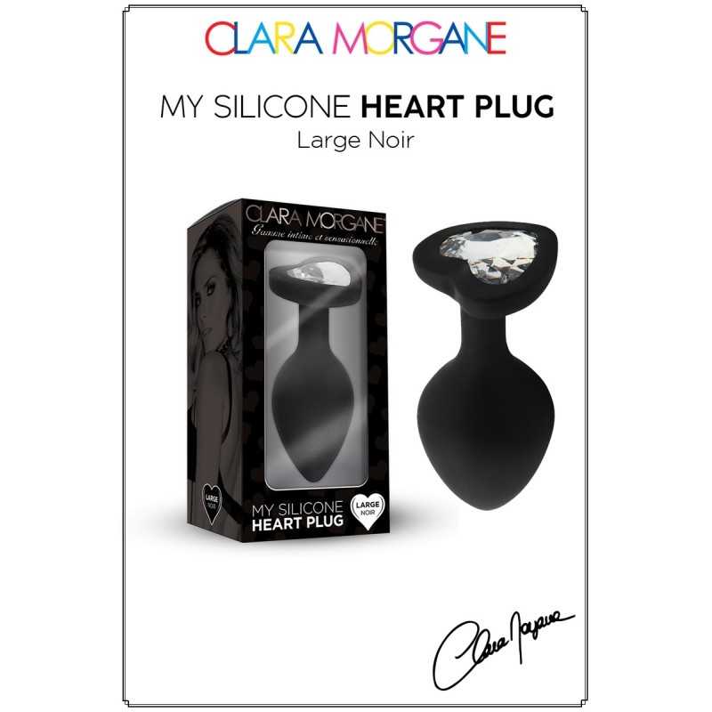 Prestaloveshop My Herat Black Silicone Plug Coeur Prestaloveshop My Herat Black Silicone Plug Coeur
