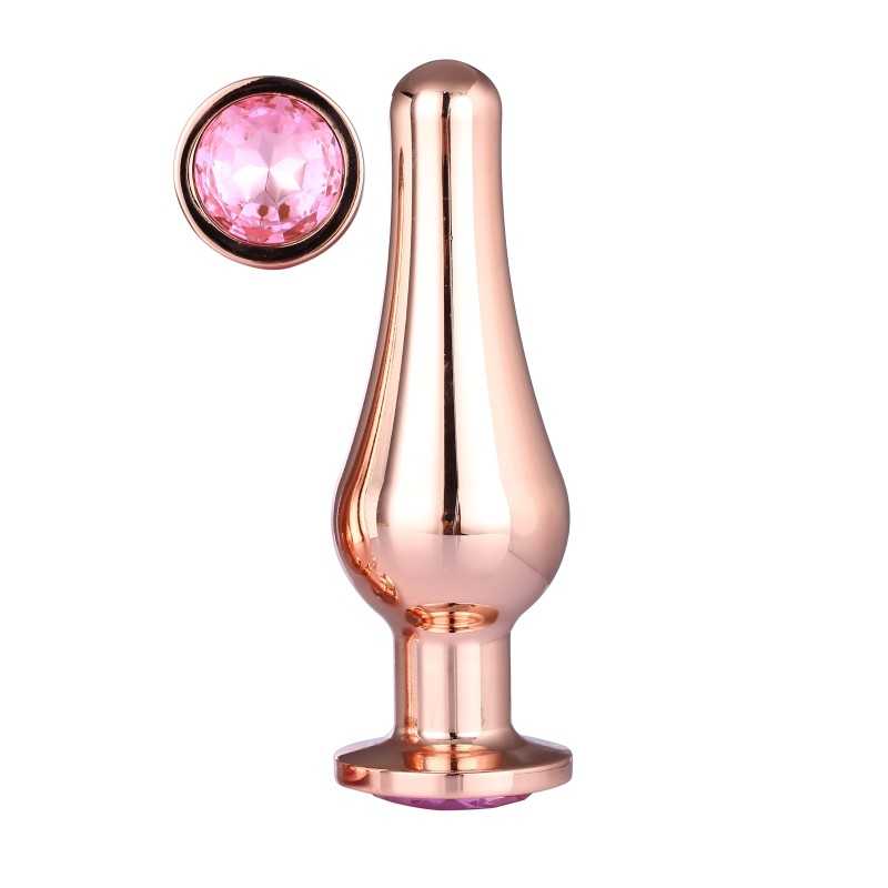 Prestaloveshop Gleaming Love Plug Bijou Rose Irisé Prestaloveshop Gleaming Love Plug Bijou Rose Irisé