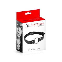 Prestaloveshop Bâillon Noir Écarteur de Bouche
