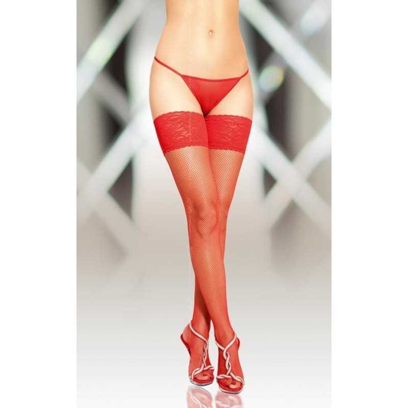 Prestaloveshop Bas Résille avec Couture Jarretière Dentelle Prestaloveshop Bas Résille avec Couture Jarretière Dentelle
