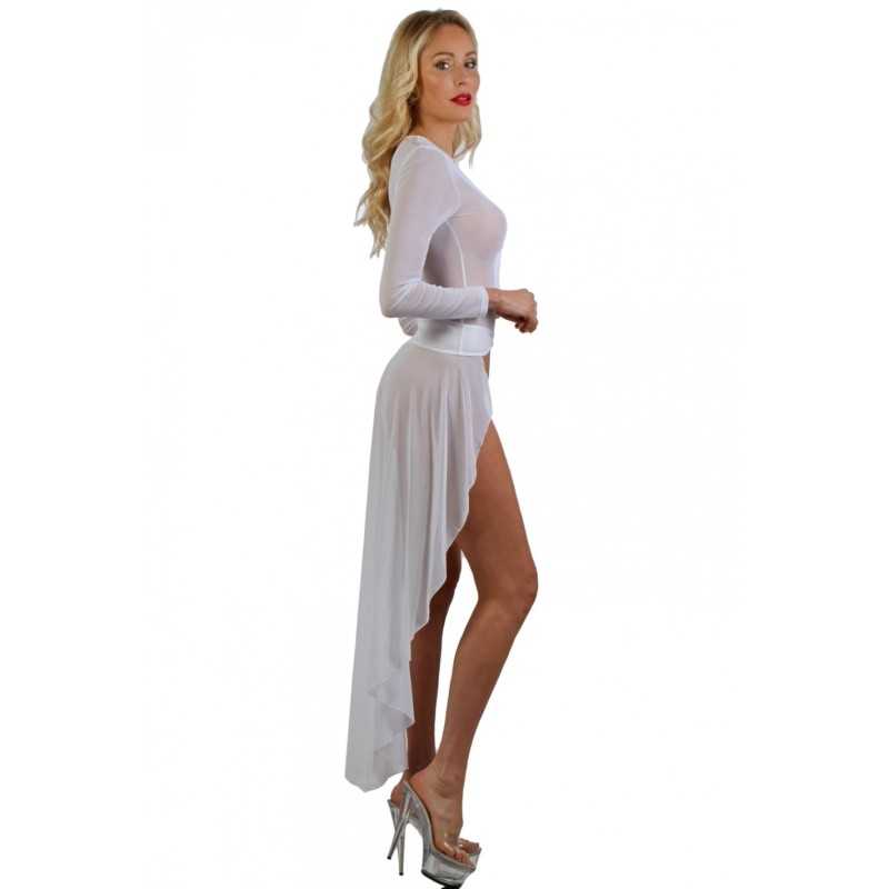 Prestaloveshop Robe Gilet Court Micro Résille Prestaloveshop Robe Gilet Court Micro Résille