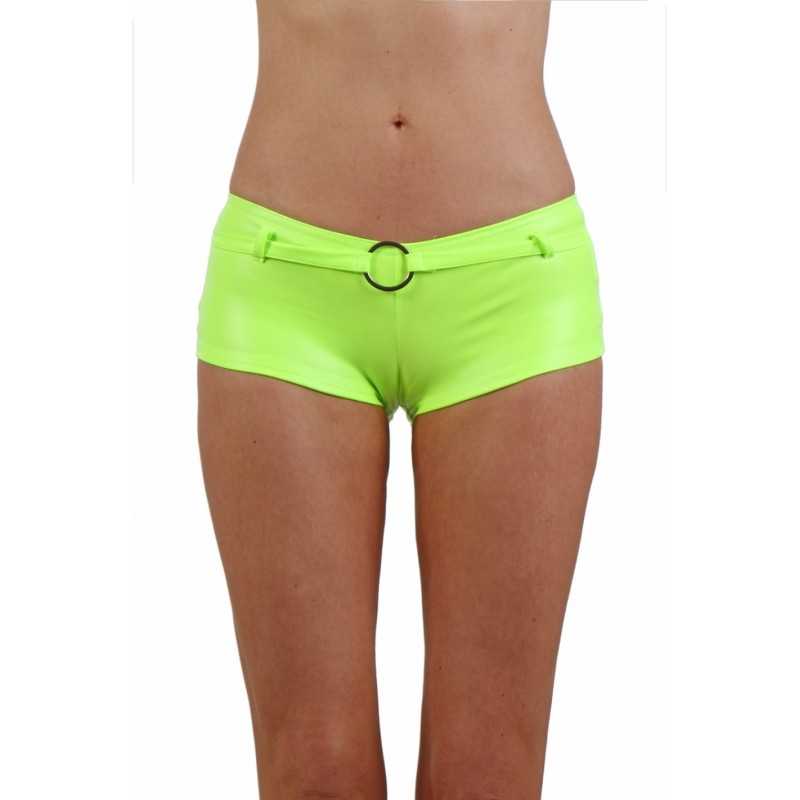 Prestaloveshop Short Wetlook Fluo Ceinture Anneau Prestaloveshop Short Wetlook Fluo Ceinture Anneau