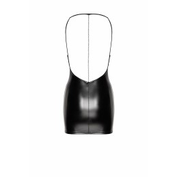 Prestaloveshop Robe Wetlook Dos Chaine Strass F307