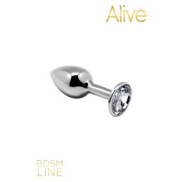 Metal Butt Plug Argent Alive BDSM