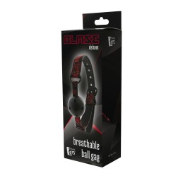 Prestaloveshop Breathable Baillon Boule Simili Cuir et Brocard