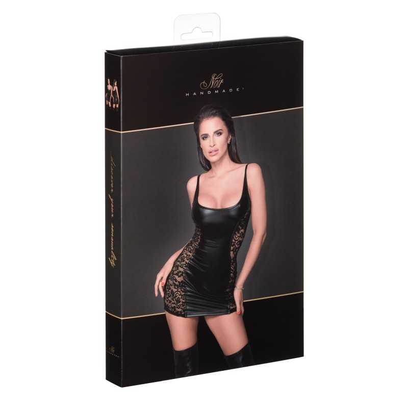 Prestaloveshop Robe Wetlook Décolleté Dentelle F229 Prestaloveshop Robe Wetlook Décolleté Dentelle F229