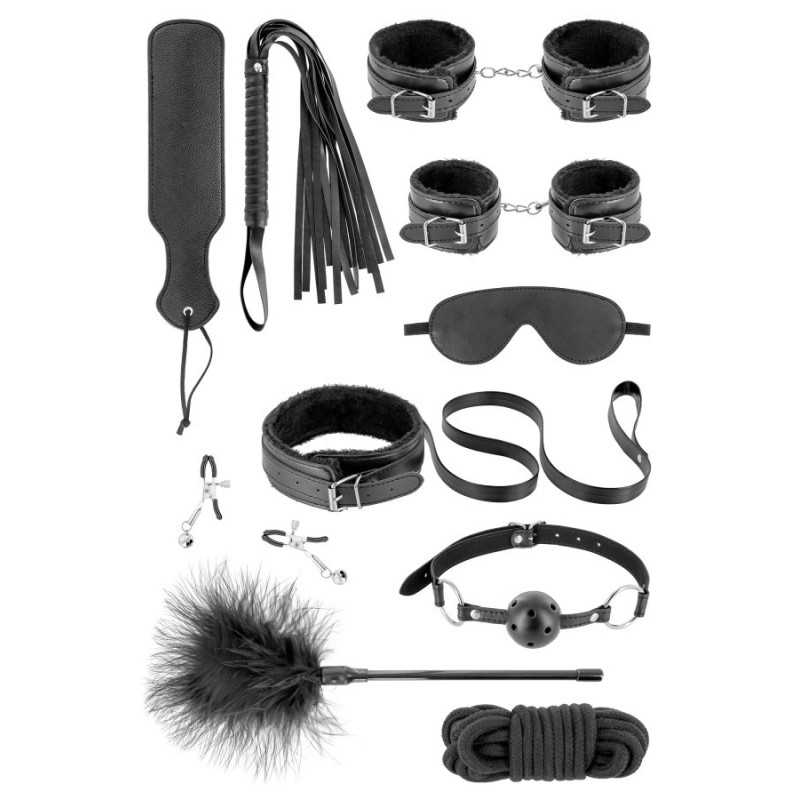 Prestaloveshop Coffret Bondage 10 Pièces Noires