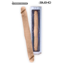 Prestaloveshop Dildo double dong "Thermo Réactive" Modèl 1