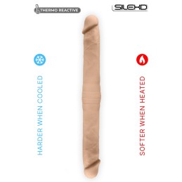 Prestaloveshop Dildo double dong "Thermo Réactive" Modèl 1