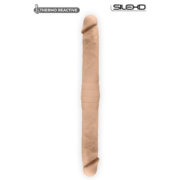 Prestaloveshop Dildo double dong "Thermo Réactive" Modèl 1