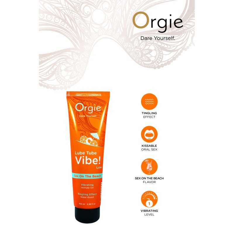 Prestaloveshop Lube Tube effet vibrant gourmand lubrifiant base