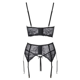 Prestaloveshop Ensemble Dentelle Noire Et Velours Soutien