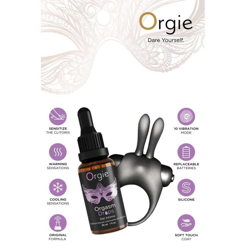 Prestaloveshop Kit Anneau vibrant et Orgasm Drops Excitant Prestaloveshop Kit Anneau vibrant et Orgasm Drops Excitant