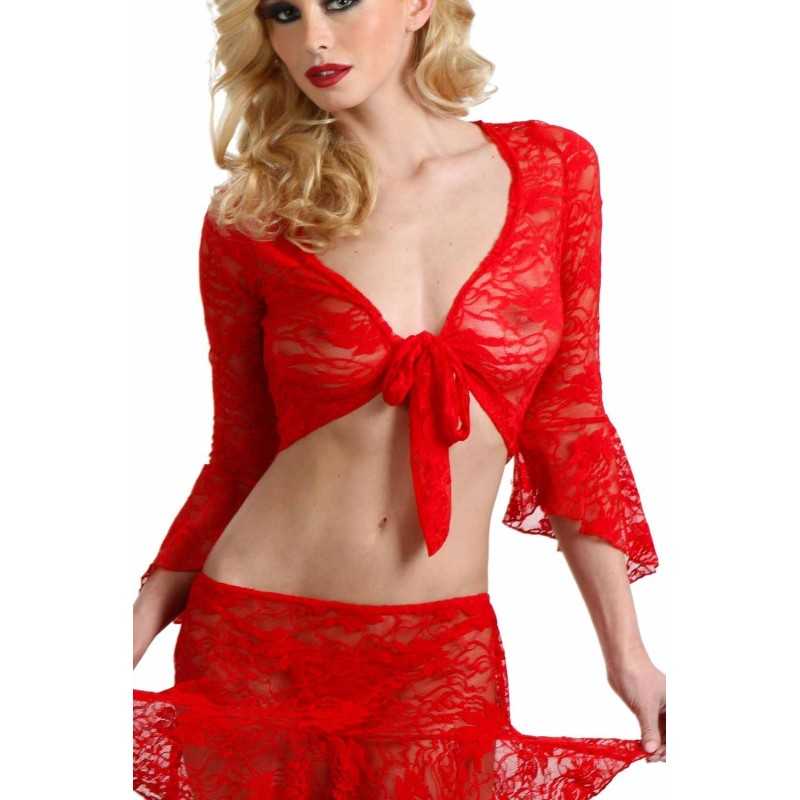 Prestaloveshop Top Dentelle Noué Devant Prestaloveshop Top Dentelle Noué Devant
