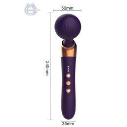 Prestaloveshop Ultra Strong Wand Prune Vibrant USB Prestaloveshop Ultra Strong Wand Prune Vibrant USB