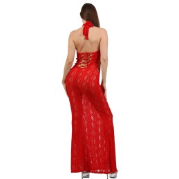 Robe Longue En Dentelle Large Décolleté
