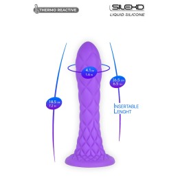 Gode Ventouse Dreamy Fantasy Line Silicone Liquide (7")