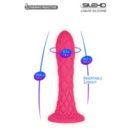 Gode Ventouse Dreamy Fantasy Line Silicone Liquide (7")