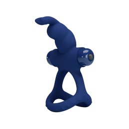 Luchito Double anneau pénis avec lapin stimulateur vibrant clitoris à pile Luchito Double anneau pénis avec lapin stimulateur vibrant clitoris à pile