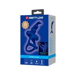 Luchito Double anneau pénis avec lapin stimulateur vibrant clitoris à pile Luchito Double anneau pénis avec lapin stimulateur vibrant clitoris à pile