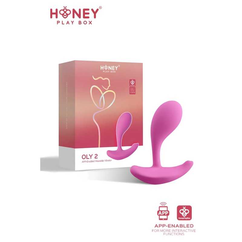Oly 2 rose Stimulateur Point G et clitoris connecté smartphone USB Oly 2 rose Stimulateur Point G et clitoris connecté smartphone USB