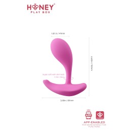 Oly 2 rose Stimulateur Point G et clitoris connecté smartphone USB Oly 2 rose Stimulateur Point G et clitoris connecté smartphone USB