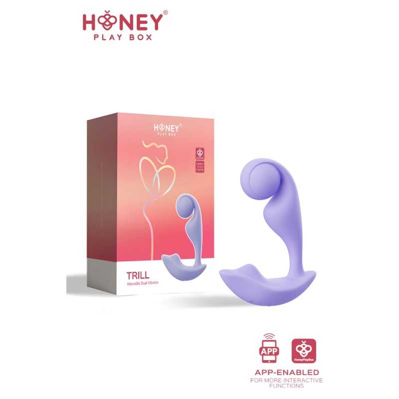 Trill Stimulateur Point G et clitoris connecté smartphone USB Trill Stimulateur Point G et clitoris connecté smartphone USB