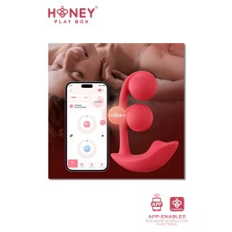 Melody Stimulateur Point G 2 billes et clitoris connecté smartphone USB Melody Stimulateur Point G 2 billes et clitoris connecté smartphone USB