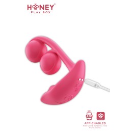 Melody Stimulateur Point G 2 billes et clitoris connecté smartphone USB Melody Stimulateur Point G 2 billes et clitoris connecté smartphone USB