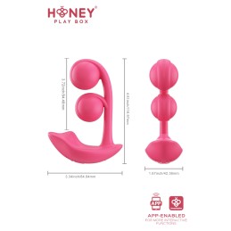 Melody Stimulateur Point G 2 billes et clitoris connecté smartphone USB Melody Stimulateur Point G 2 billes et clitoris connecté smartphone USB