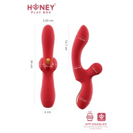 Fortexa Rabbit tapping clitoris commande vocale connecté smartphone USB Fortexa Rabbit tapping clitoris commande vocale connecté smartphone USB