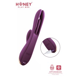 Terri Rabbit tapping stimulation clitoris commande vocale connecté smartphone USB Terri Rabbit tapping stimulation clitoris commande vocale connecté smartphone USB