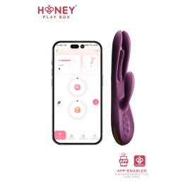 Terri Rabbit tapping stimulation clitoris commande vocale connecté smartphone USB Terri Rabbit tapping stimulation clitoris commande vocale connecté smartphone USB