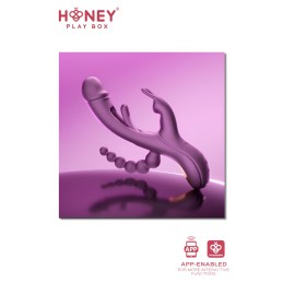 Prestaloveshop Trilux Rabbit Tapping+ anal connecté smartphone Prestaloveshop Trilux Rabbit Tapping+ anal connecté smartphone