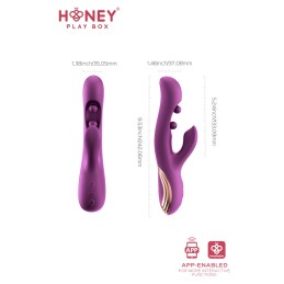 Gem Rabbit stimulation Point G & Clitoris connecté smartphone USB Gem Rabbit stimulation Point G & Clitoris connecté smartphone USB