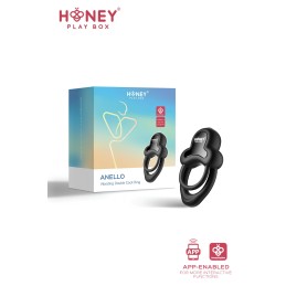 Anello Cockring vibrant pénis testicules connecté smartphone USB