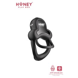 Anello Cockring vibrant pénis testicules connecté smartphone USB