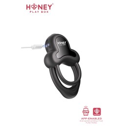 Anello Cockring vibrant pénis testicules connecté smartphone USB