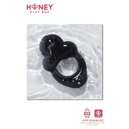 Anello Cockring vibrant pénis testicules connecté smartphone USB