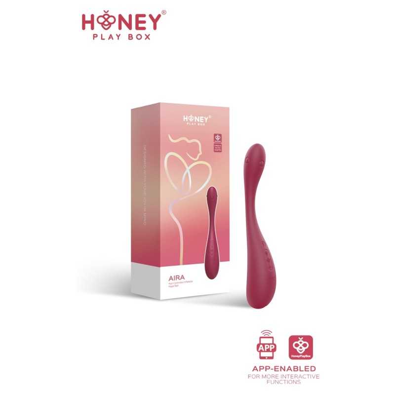 Puff/Aira Boule vibrante gonflable Kegel périnée connectée smartphone USB