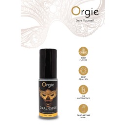 Oral Ease Spray sexe buccal et gorge profonde Menthe