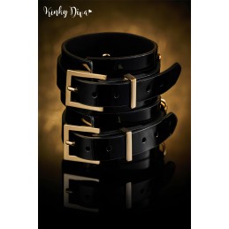 Menottes chevilles Glossy anneau détachable doré Menottes chevilles Glossy anneau détachable doré