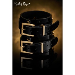 Menottes poignets Glossy anneau clip détachable doré Menottes poignets Glossy anneau clip détachable doré